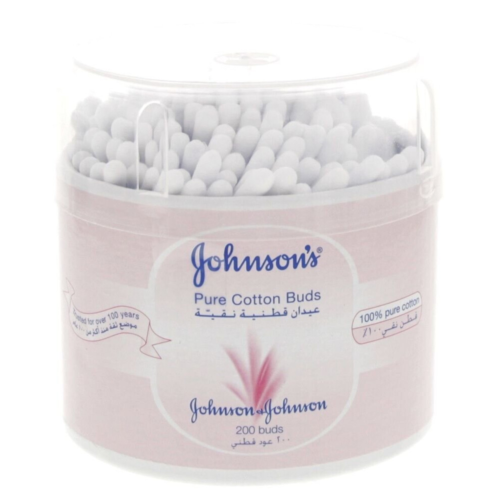 Johnson's Pure Cotton Buds - Gentle Cotton Buds for Makeup Removal and Cleaning