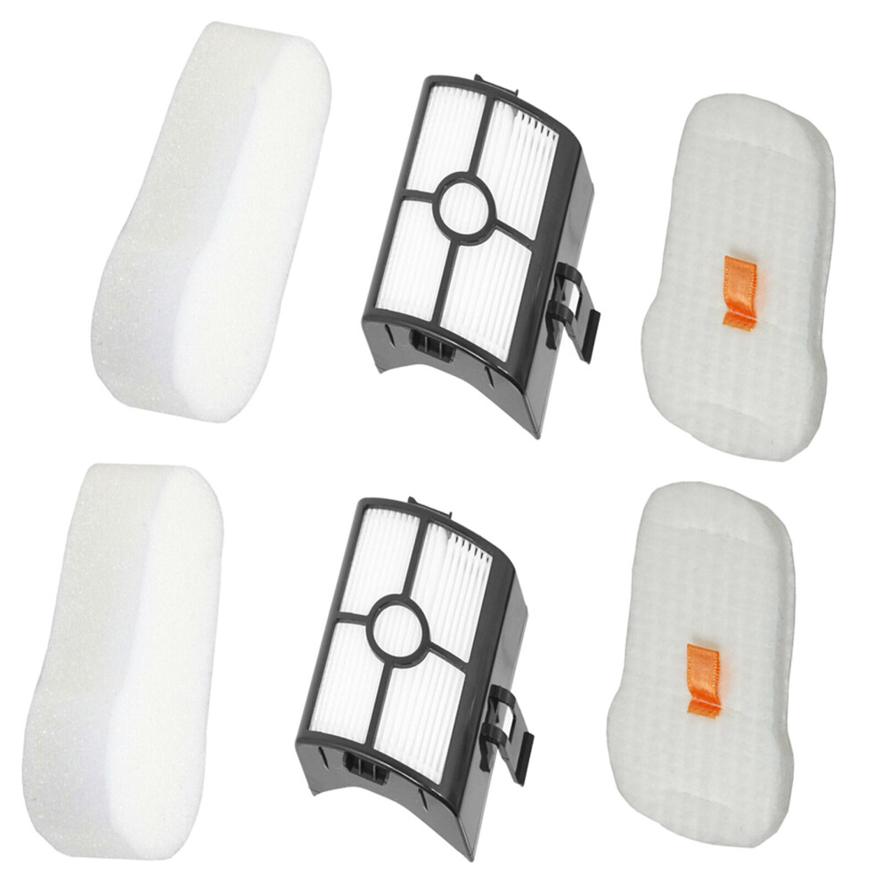 SPARES2GO Filter Kit for Shark HZ500 HZ500UKT Anti Hair Wrap Corded Stick Vacuum Cleaner (2 of Each)