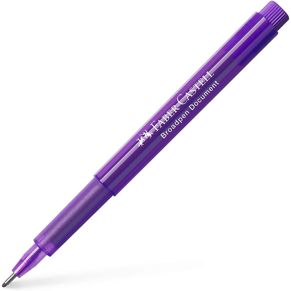 Faber Castell 155436"Broadpen 1554" Fineliner - Violet