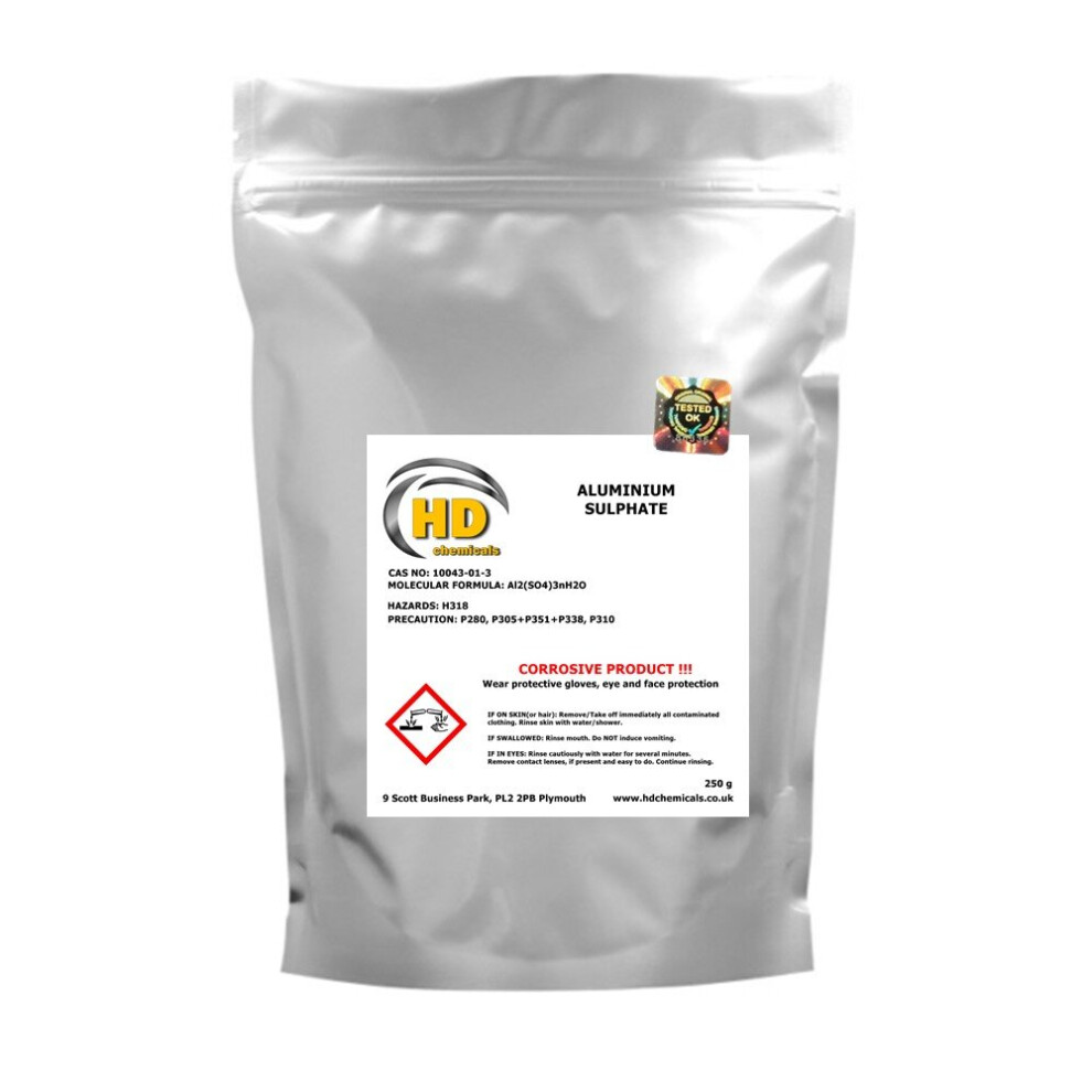 (250g) Aluminium Sulphate Powder