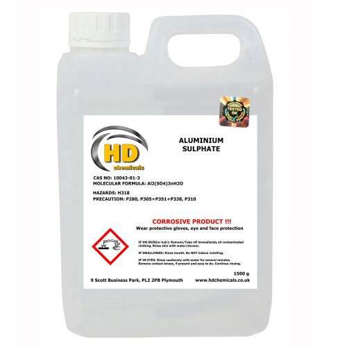 (1500g) Aluminium Sulphate Powder
