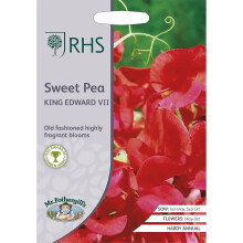 Mr.Fothergill's RHS Grow Your Own Sweet Pea King Edward VII Seeds Pkt