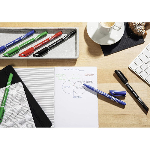 Fineliner - STABILO SENSOR F Box of 10 Black 1