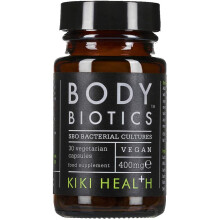 KIKI Health Body Biotics Soil Based Organisms Supplement, SBO Bacterial Cultures, 30 Vegan Capsules