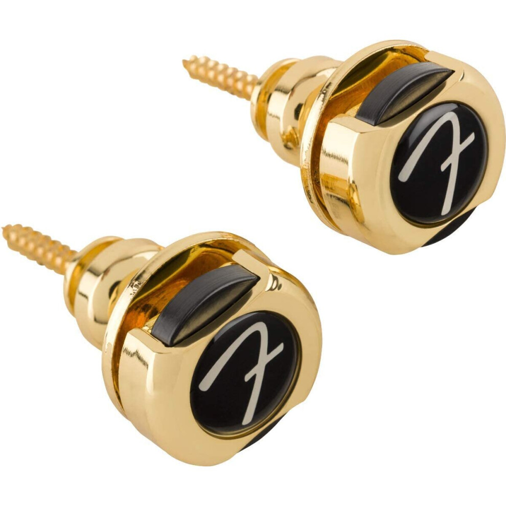 FenderÂ© Infinity Strap Locks - 360Â° Rotation - Gold, 0990818649