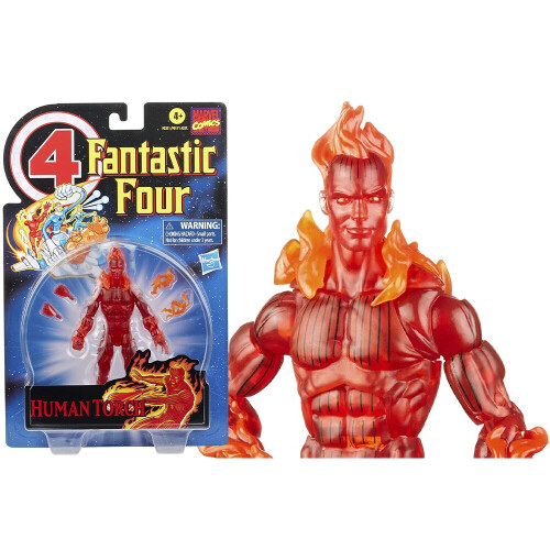 Hasbro Hasbro Marvel Legends Vintage Johnny Storm Action Figure