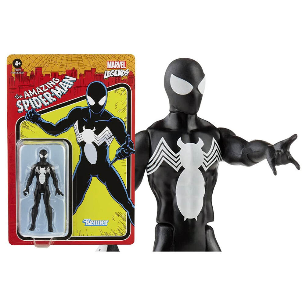 Hasbro Marvel Legends Retro Symbiote Spider-Man Action Figure