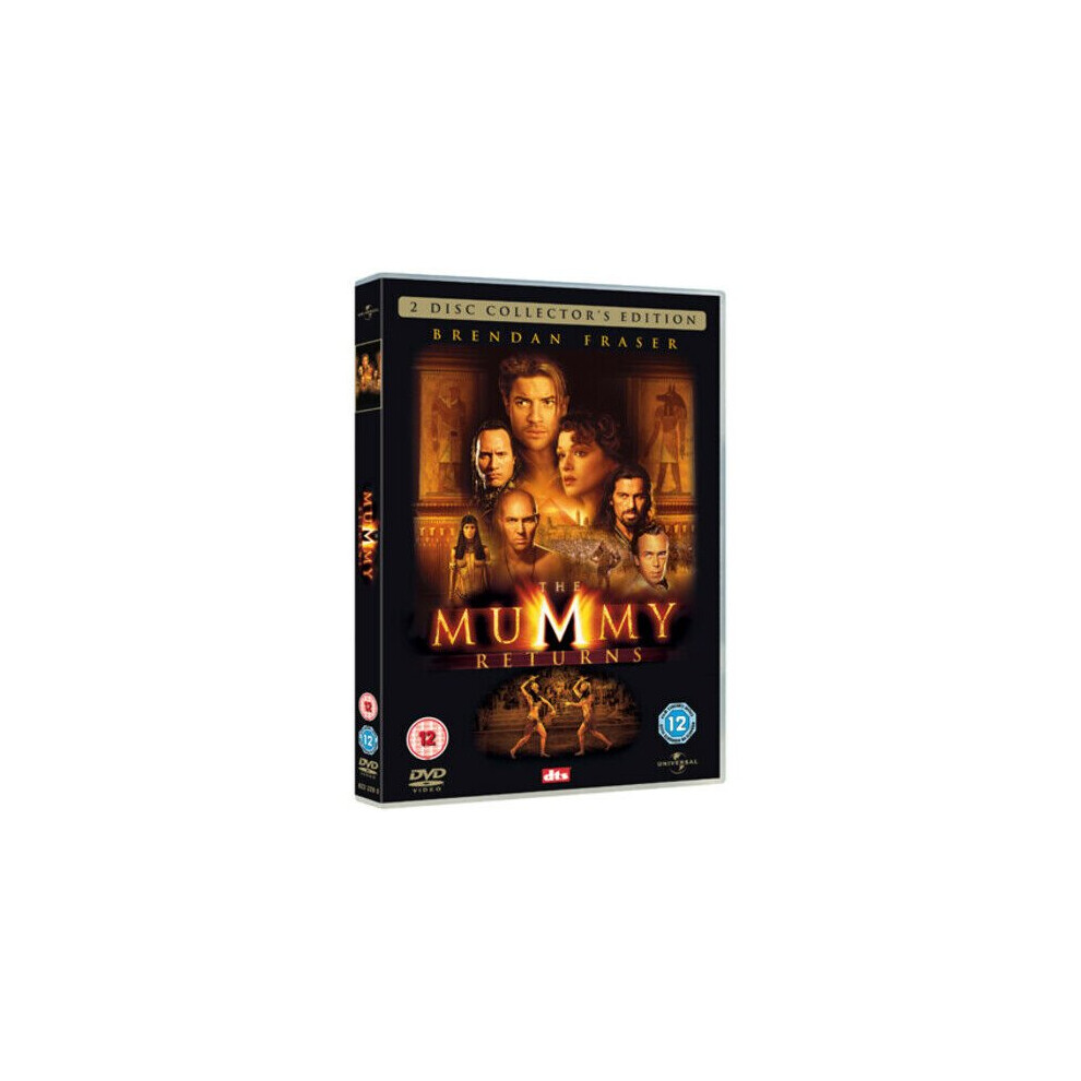 The Mummy Returns DVD (2004) Rachel Weisz Sommers (DIR) cert 12 2 discs - Region 2-image-OPC-P8W69TK-NEW