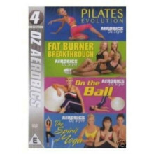 PILATE AEROBICS OZ STYLE 4 DVDs IN ONE. DVD - Region 2