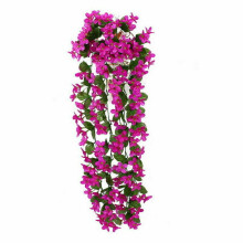 (Fuchsia) Artificial Fake Hanging Flowers Vine Plant Home Garden Decoration Indoor Outdoor