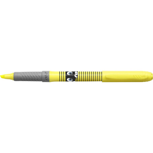 BIC BIC Highlighter Grip Decor Highlighter with Chisel Tip - Assorted Colours, Pack of 5 2