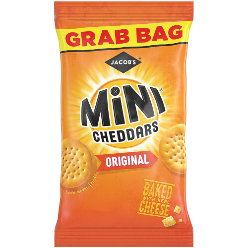 Jacobs Original Mini Cheddars Grab Bags - 30x45g