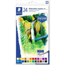 Kredki akwarelowe STAEDTLER 223 C24 Karat Aquarell - wielokolorowe (24 sztuki w zestawie)