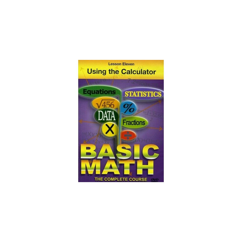 Dvd Basic Maths - Using A Calculator [Dvd] - Region Size 2