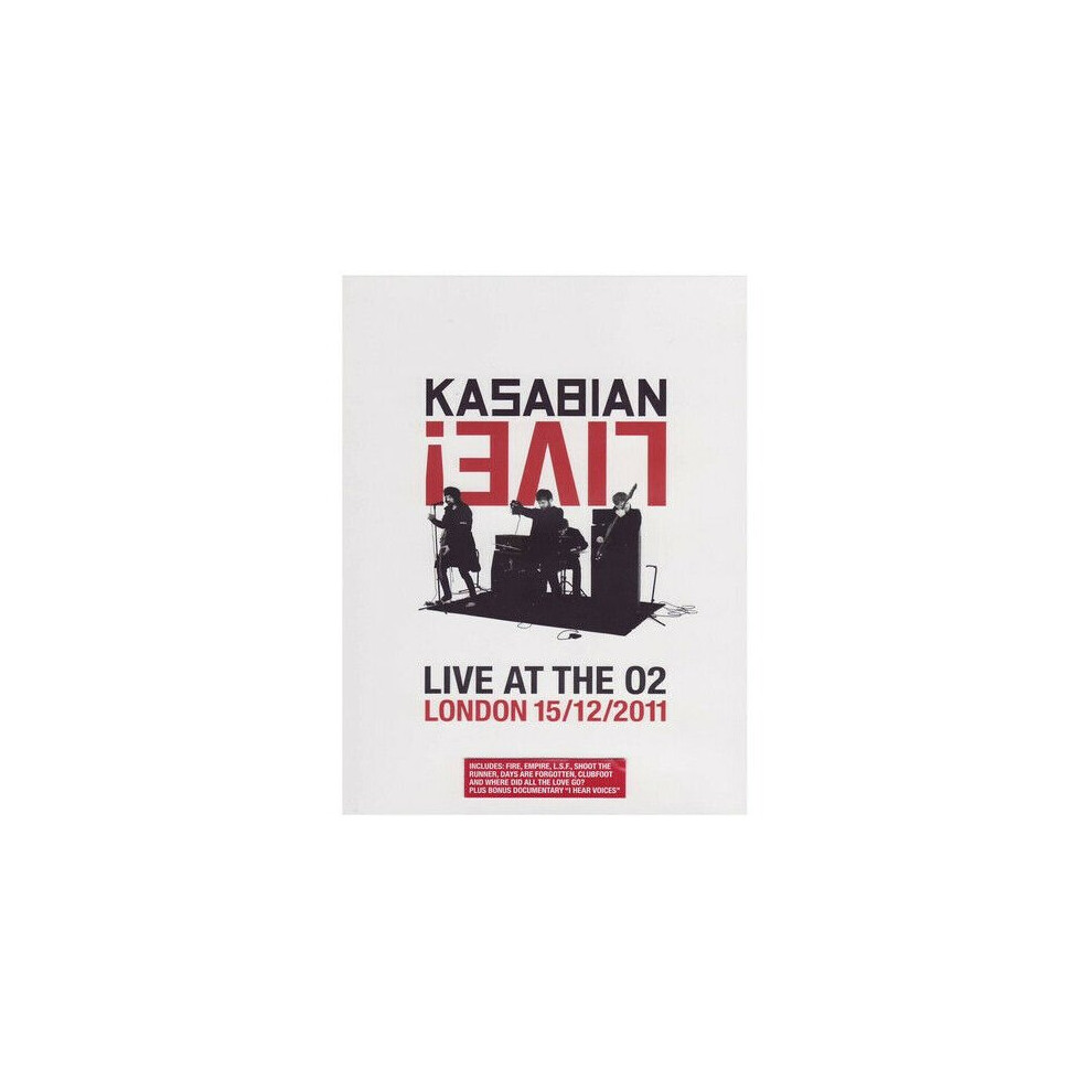 Kasabian Live! - Live at the O2 DVD (2012) Charlie Lightening cert E - Region 2-image-OPC-P8W6XXR-NEW