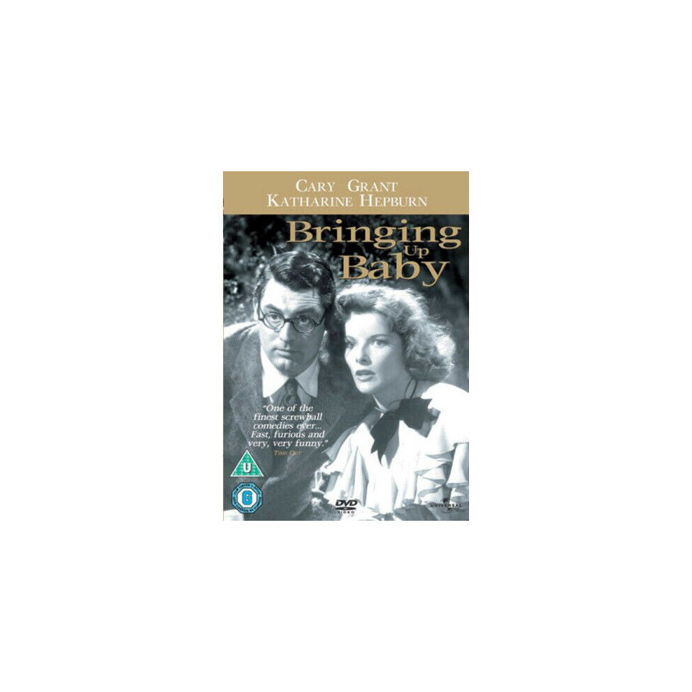 Bringing Up Baby DVD (2005) Cary Grant Hawks (DIR) cert U - Region 2-image-OPC-P8W6YZS-NEW