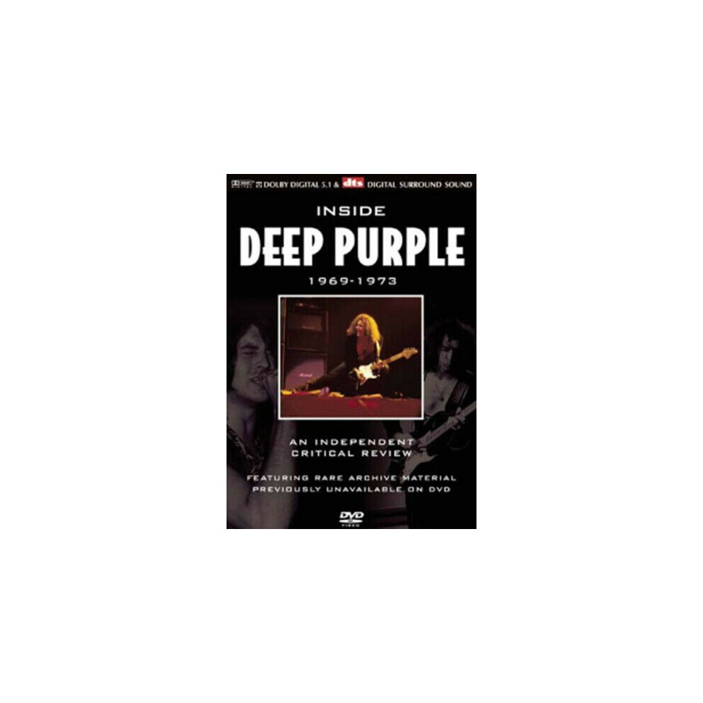Deep Purple Inside Deep Purple DVD (2004) Deep Purple cert E Quality guaranteed - Region 2-image-OPC-P8W72NR-NEW