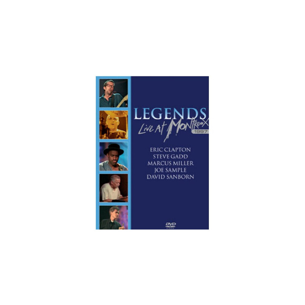 Dvd Legends Live In Montreux - 1997 (2005) Eric Clapton Cert E - Region 2