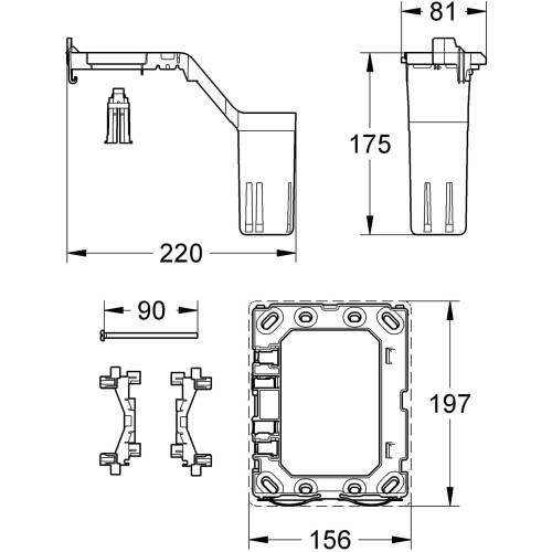 Grohe GROHE 38796000 | Fresh Retro-Fit Set 2