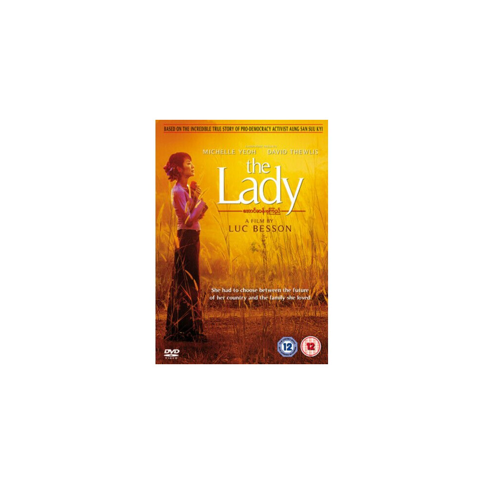 The Lady DVD (2012) Michelle Yeoh Besson (DIR) cert 12 - Region 2-image-OPC-P8W7V8V-REFURBISHED