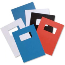 Rexel Acco 250 GSM A4 Leatherboard Window Binding Covers - White (Pack of 50)
