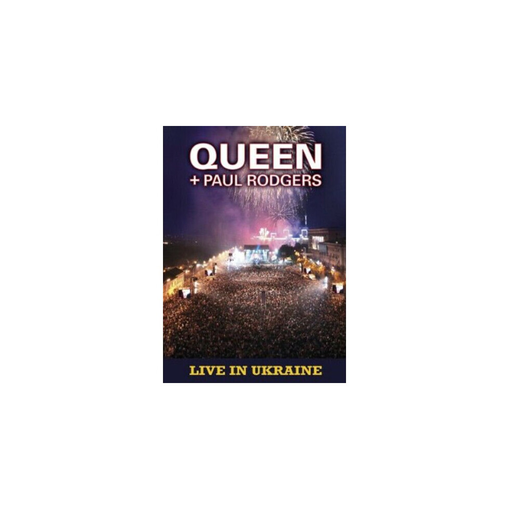 Dvd Queen And Paul Rodgers Live In Ukraine (2009) Queen Cert E - Region 2