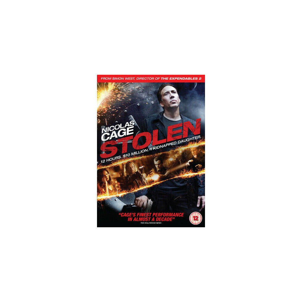 Stolen DVD (2013) Nicolas Cage West (DIR) cert 12 - Region 2-image-OPC-P8W856M-NEW