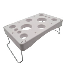 White Folding Piping Bag Stand - Organiser