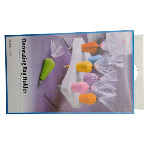 White Folding Piping Bag Stand - Organiser 2