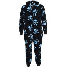(5-6 Years, Black & Blue) Unisex Black & Blue Fun Print A2Z Onesie One Piece Set