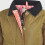 Girls Khaki Quilted Collar Buttoned Zipper Jacket 2