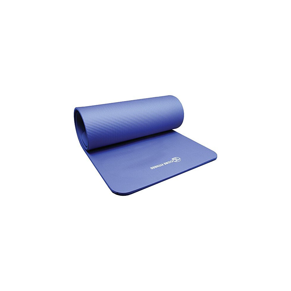 Fitness Mad Core Fitness Mat, Thick NBR Exercise Mat, 182cm x 58cm x 15mm