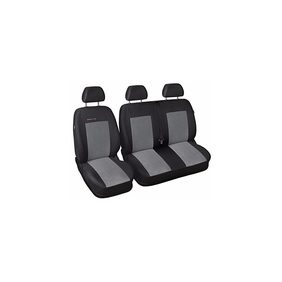 Dkmoto Dk136p2 Tailored Van Seat Covers For Volkswagen Transporter T5 5060441573551