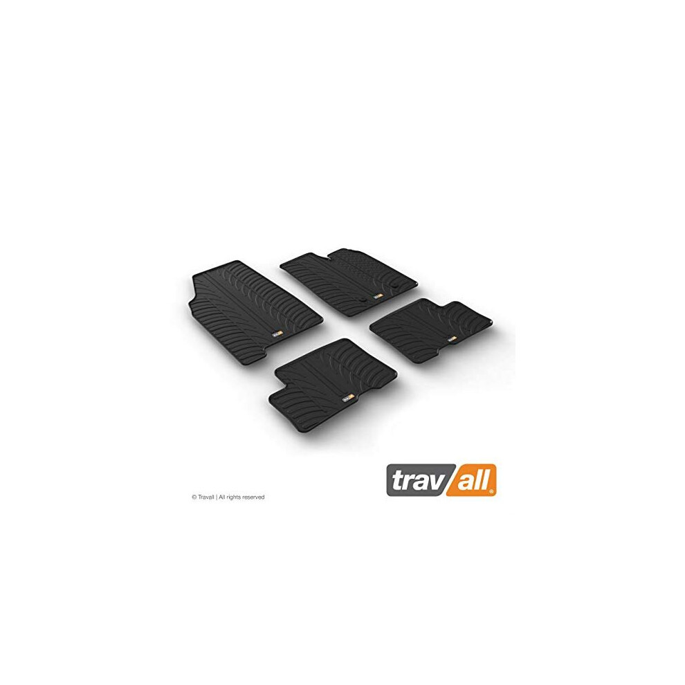 Travall Mats Compatible With Dacia Duster 2018 Onwards Trm1184r - Vehicle-Specific Full Set Of Rubber Car Floor Mats