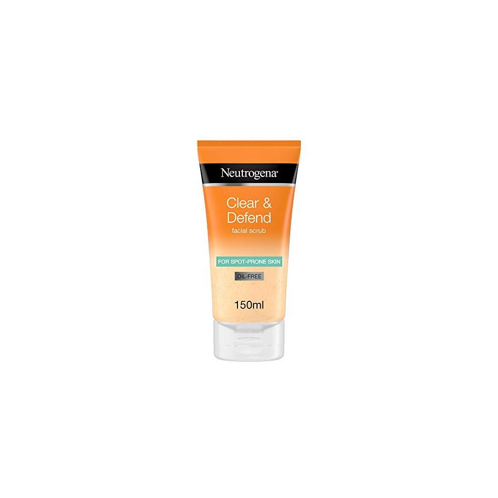 Neutrogena Clear and Defend Facial Scrub, 150 ml