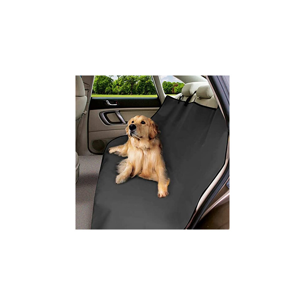 URAQT Dog Car Seat Covers for Pets, Durable Waterproof Nonslip Car Seat Protection Pad, Machine washable Car Rear Seat Protection Device, Univers