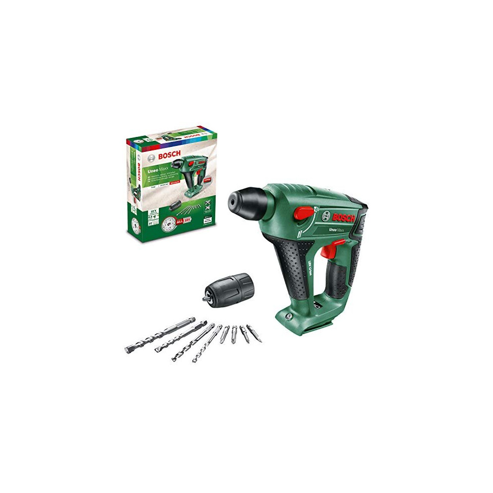 Bosch Home and Garden Cordless Drill UneoMaxx (without battery, 18 volt system, in carton packaging)