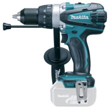 Makita DHP458Z 18V LXT 2 Speed Combi Drill (Body Only), 18 V, Blue