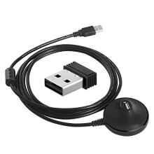 CooSpo ANT+ USB Stick Dongle with 2M/6.56FT Extension Cable, ANT+ Dongle for Zwift Garmin Forerunner Sunnto PerfPRO Studio Rouvy BKOOL Peloton Cy