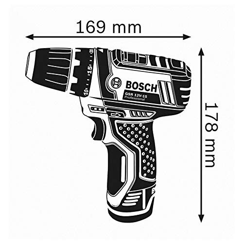 Bosch Bosch GSR 12V-15 Professional Drill Driver 12V Bare Unit 2
