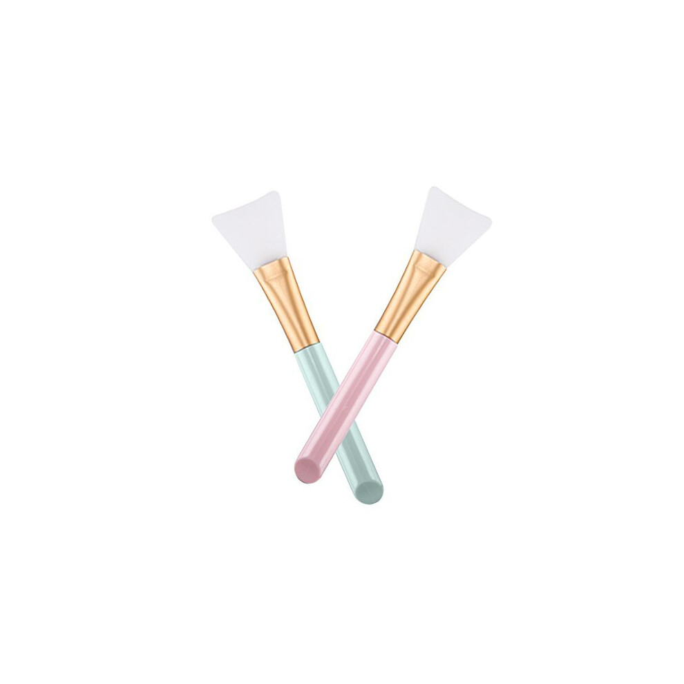Opiqcey 2 Pcs Silicone Face Mask Brush, Mask Beauty Tool Soft Silicone Facial Mud Mask Applicator Brush Hairless Body Lotion And Body Butter Applicator T
