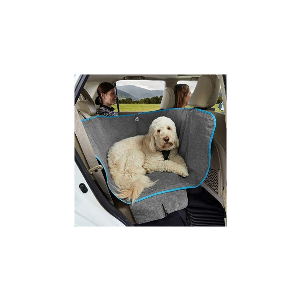 Kurgo Dog Hammock for Half Back Seat Heather Grey Pet Seat Cover Pet Hammock