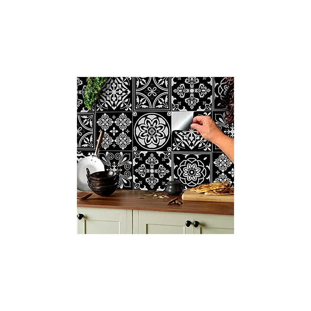 24 Turkish Mint Turquoise Tile Stickers Victorian Mosaic Style Tiles Stickers Transfers Cover 1 thumbnail image