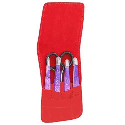 AFTREN Precision Tweezers Set Pack of 5 Professional Tweezers Handy Carry Pouch Superior
