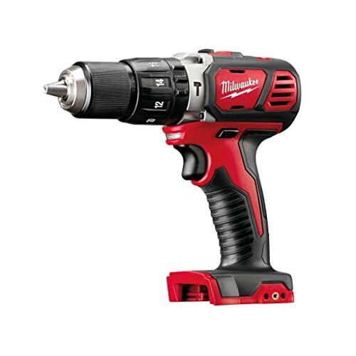 Milwaukee Milwaukee M18BPD-0 Cordless Hammer Drill, 18 V, Red