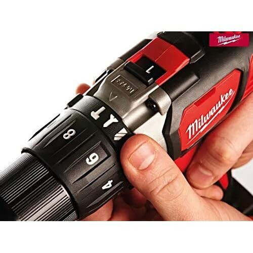 Milwaukee Milwaukee M18BPD-0 Cordless Hammer Drill, 18 V, Red 2