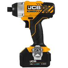 JCB 18V Cordless Impact Driver - Cordless Drill Powerful - Battery Drill Set - Drill with Light LED - Drill Tool Set - JCB Impact Driver Cordless