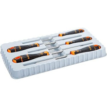 Bahco B219.005 BHB219.005 Fit Slotted/Ph Screwdriver Set, Multi-Colour