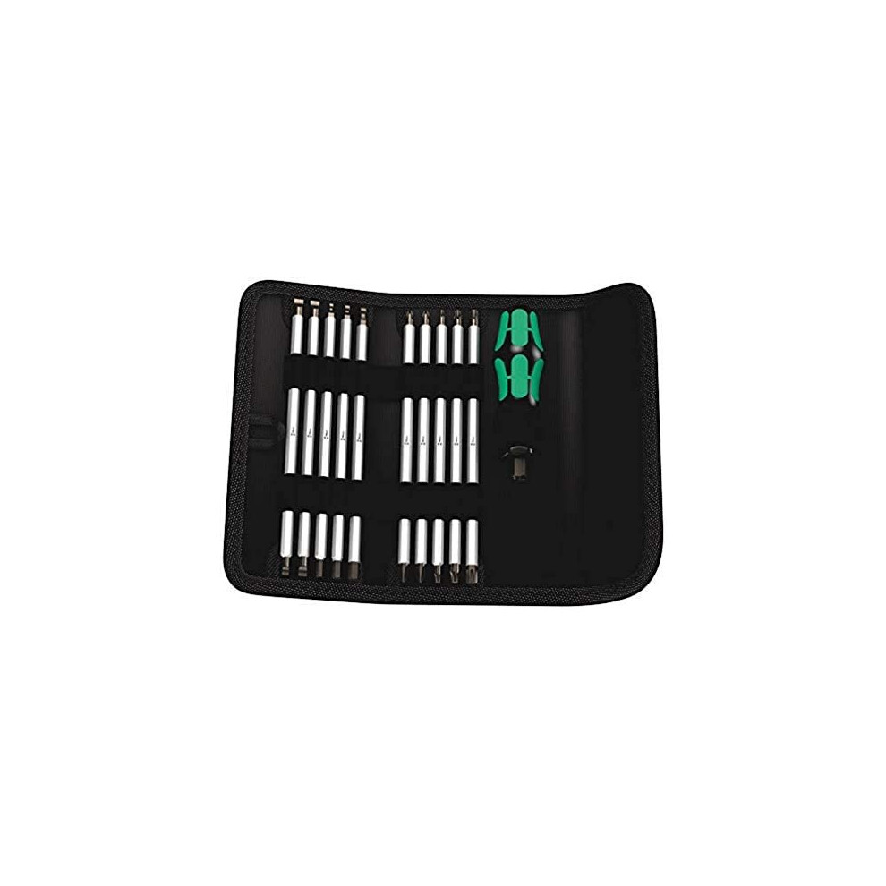 Wera 05002990001 Vario 88/1 Combination Blades Screwdriver Set In Pouch, 11-Piece With X 175 Mm Blades