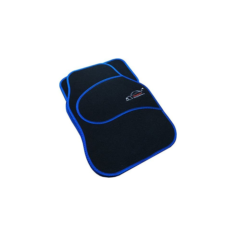 Xtremeauto Universal Carpet Car Floor Mats - Not Tailored (Blue) Blue 5054225485673